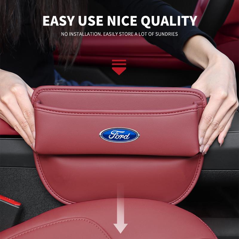 Car Seat Gap Organizer Storage Box Pocket Multifunction CarInterior Accessories For Ford Expedition U222 U324 U324N U553