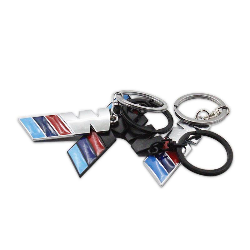 TFLB8 Car Logo Keychain Zinc Alloy Auto Key Ring Emblem Accessories For BMW M Performance E36 E60 E90 X2 X1 X3 X5 E46 E39 E70 M3 M5 M6