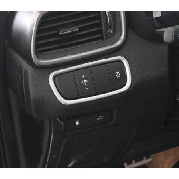 For Kia Sorento 2015- Cover Trim Matte Interior Centre Control 2PCS