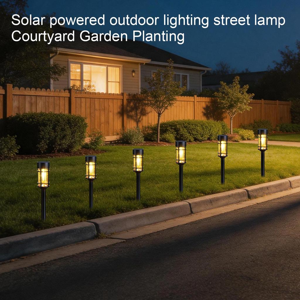 Solar Outdoor Garden Lights Solar Powered Lawn Lamps Landscape Pathway Lighting with Stake for Yard Patio Walkway Outdoor Use