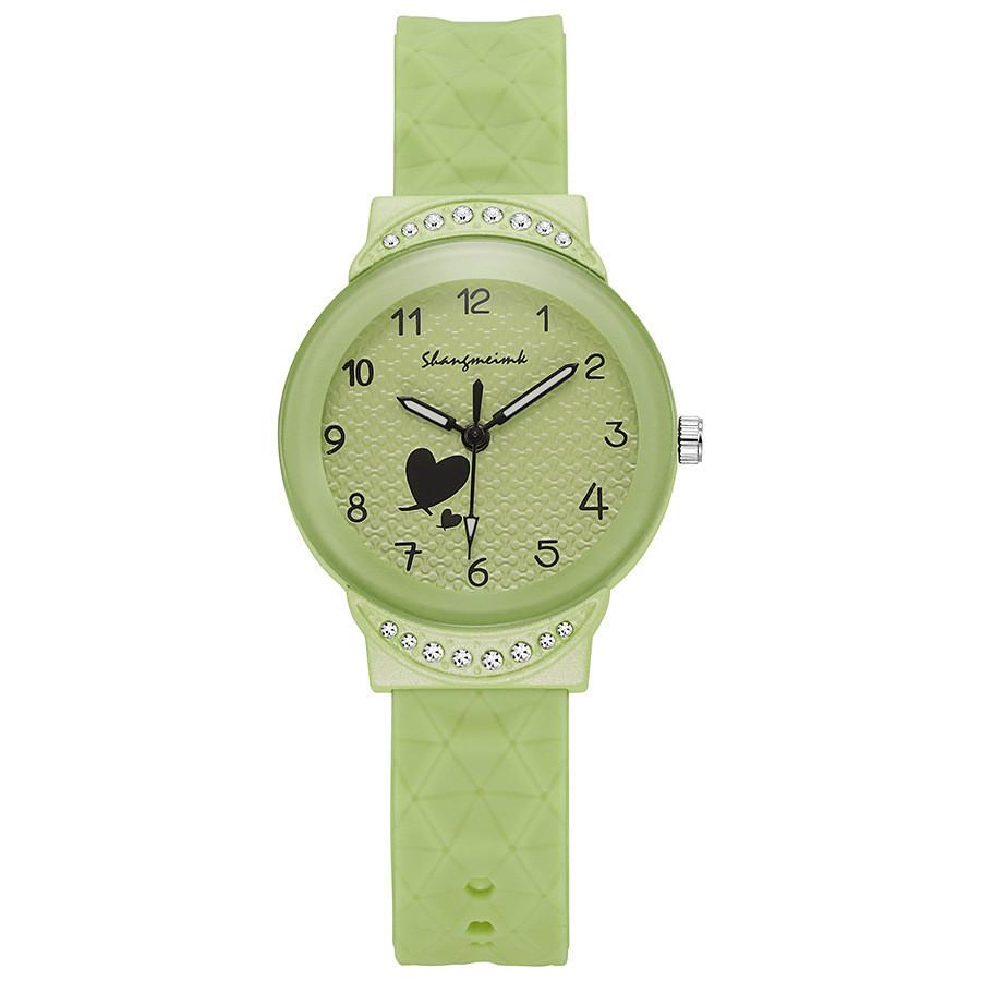 

Student Watch Girls Quartz Silicone Band With Decorative Dial For Middle School Teens