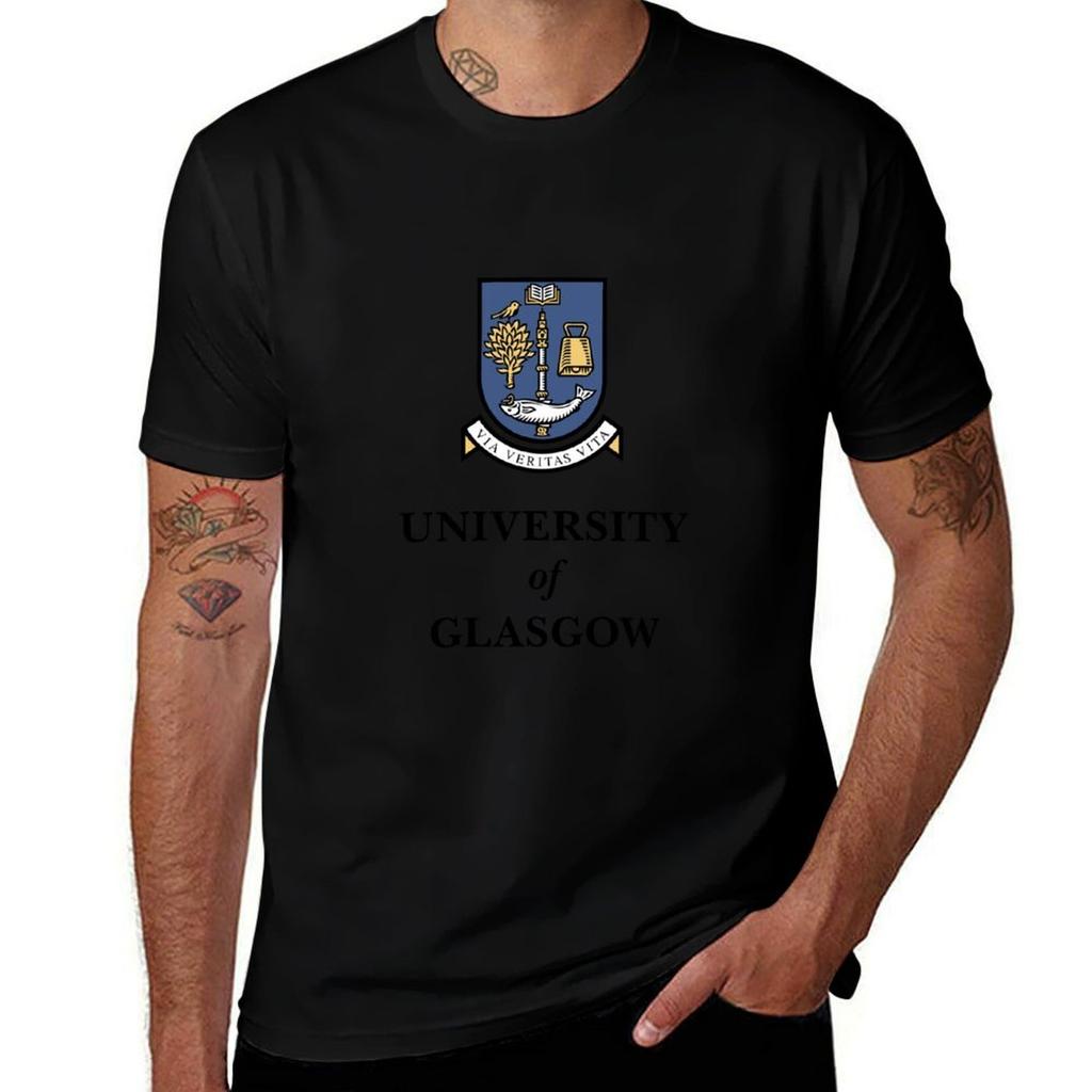 Glasgow University Tshirt Retro Graphic Print Tshirt