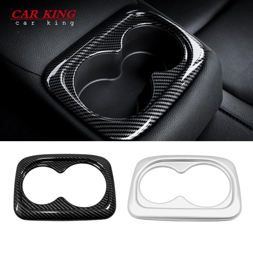 Inner Rear Seat Water Cup Holder Cover Trim For Honda Civic 10th Gen 2016-2020 Auto Accessories Interior Car Decor Car Trim 1pcs 4eg