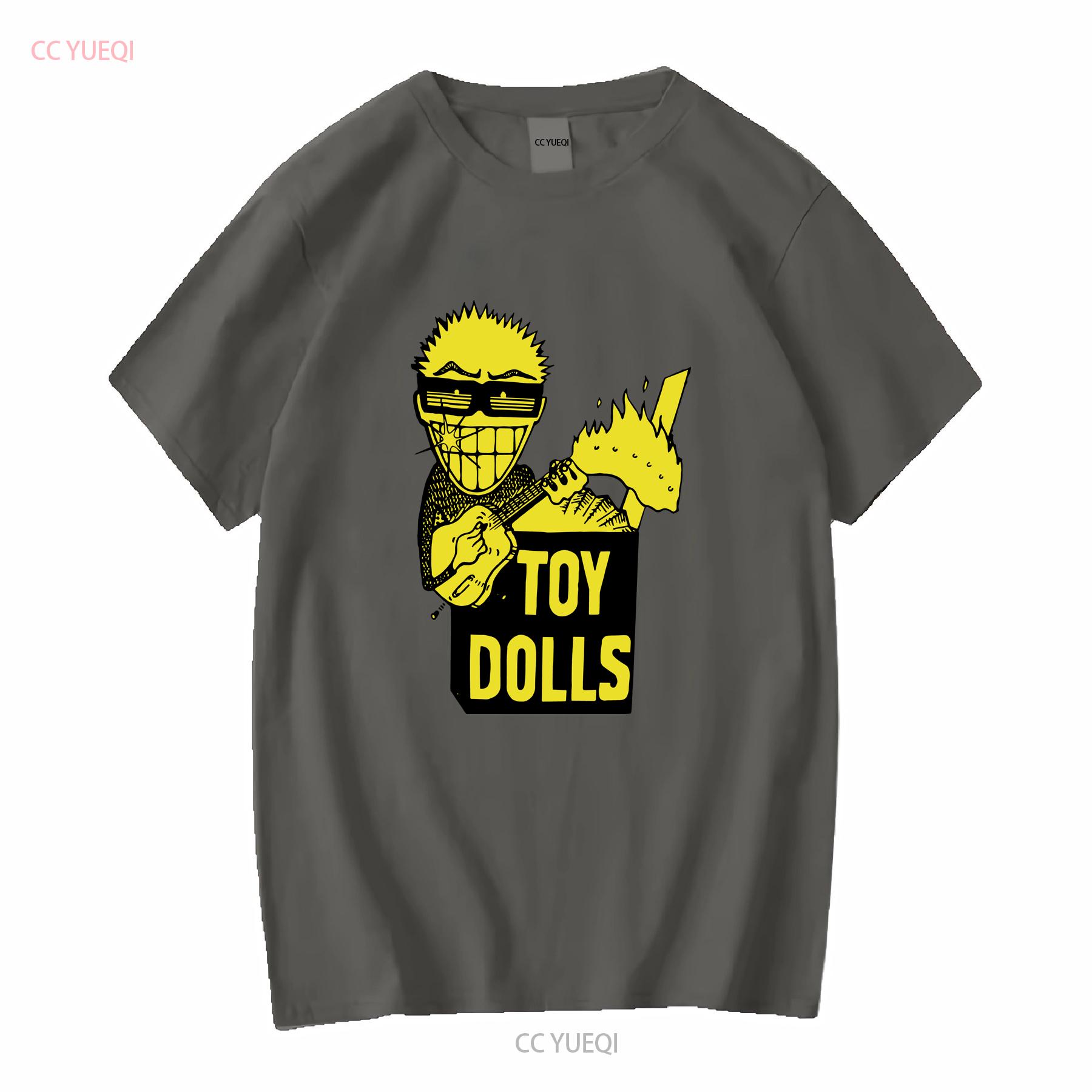 GUOYAN TOP THE TOY DOLLS IDLE GOSSIP NIEUW BLAUW T-SHIRT vintage gewassen stijlvol casual streetwear ademend homme mode grafisch 4XL