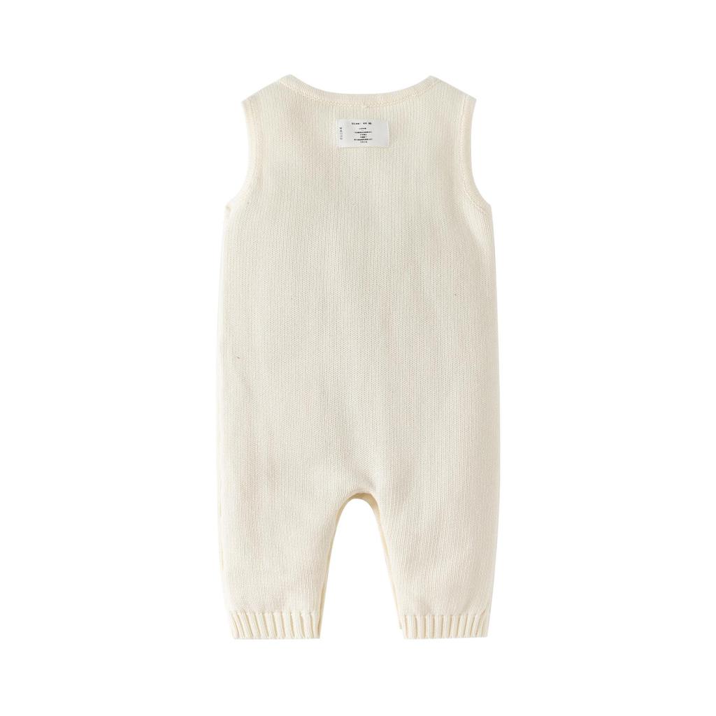Autumn/Winter Knitwear: Unisex Baby Sweater Overalls Jumpsuit (0-1 Year Old)