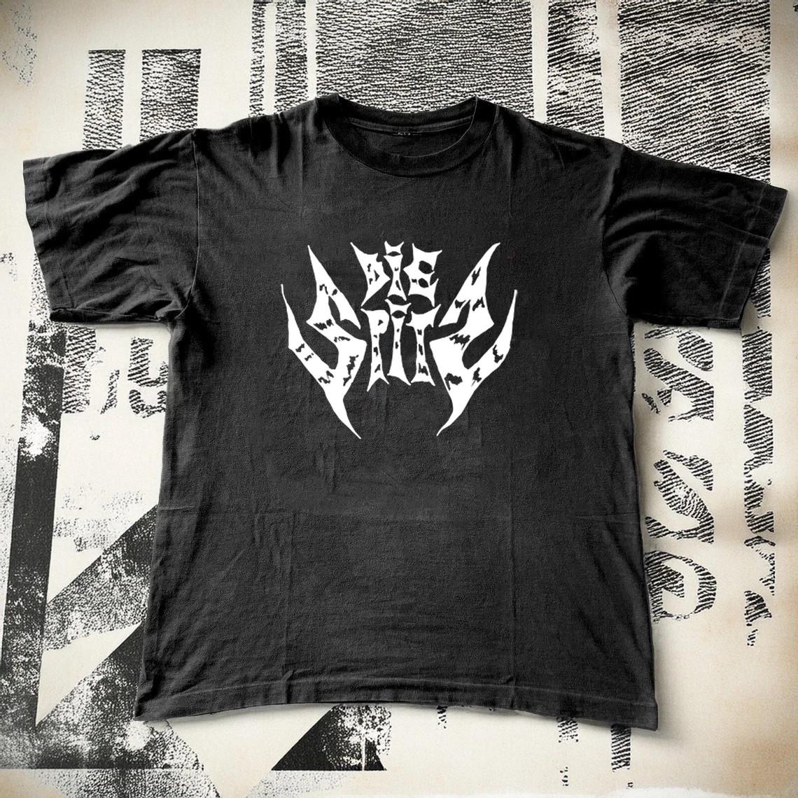 Die Spitz Band Logo Black Cotton Shirt All size S-5XL T686 XL