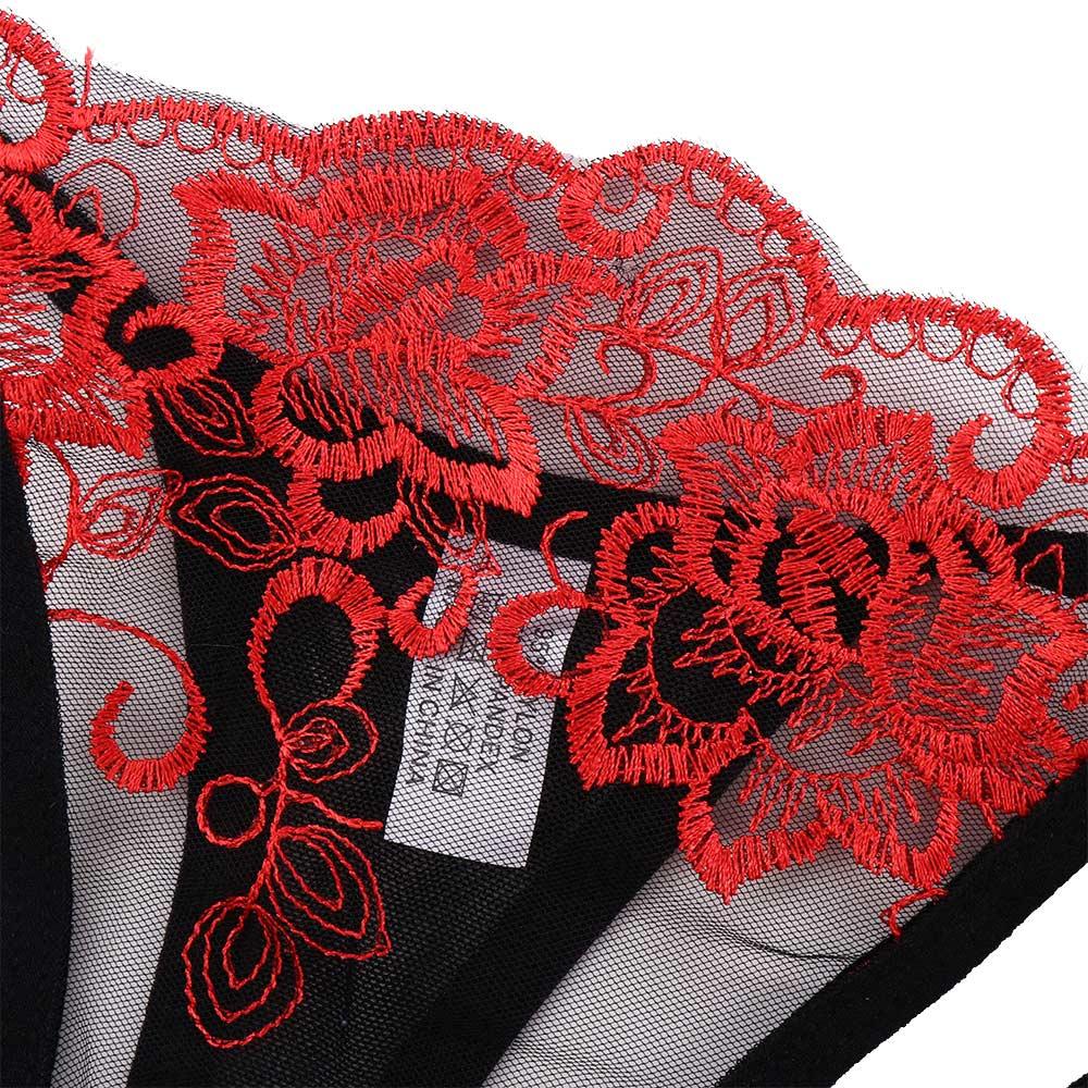 Sexy Women Lingerie Transparent Embroidery Low Waist Panties Brief Panty Underwear