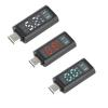 DC5-24V Type C Intelligent Digital Voltage and Power Display Meter 2 In 1 Fast Charging Transmission PD100W Fast Charger Adaptor