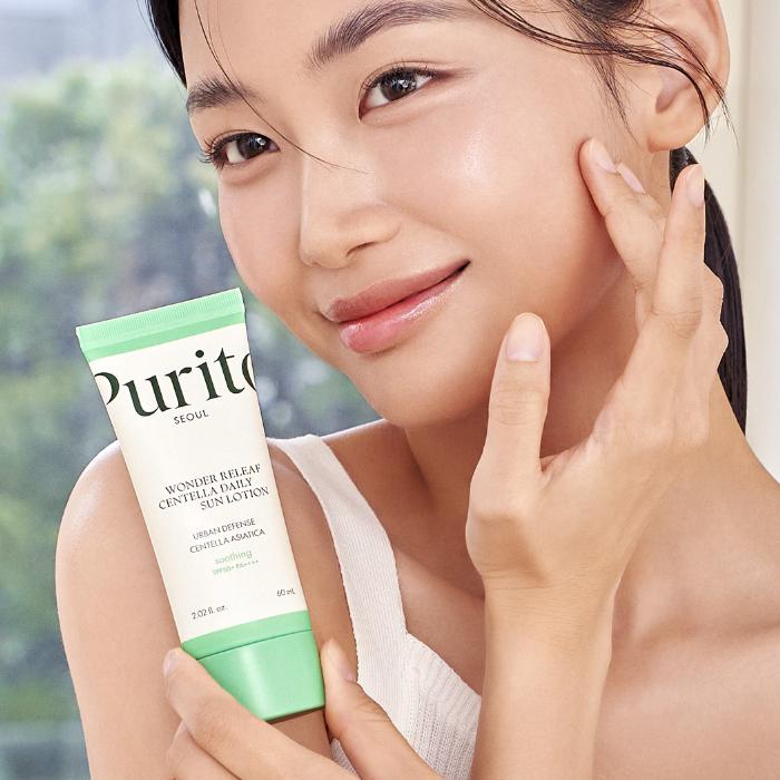 Purito Seoul Wonder Relief Centella Tägliche Sonnenlotion LSF50+ PA++++ (3 Optionen)