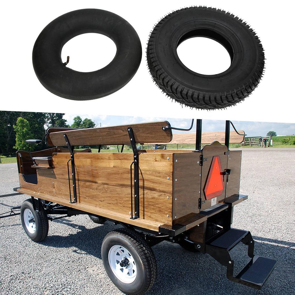 4.80/4.008in Tire Inner Tube Set Rubber Nylon Replacement for Dollies Trolleys 16in OD 4inWidth