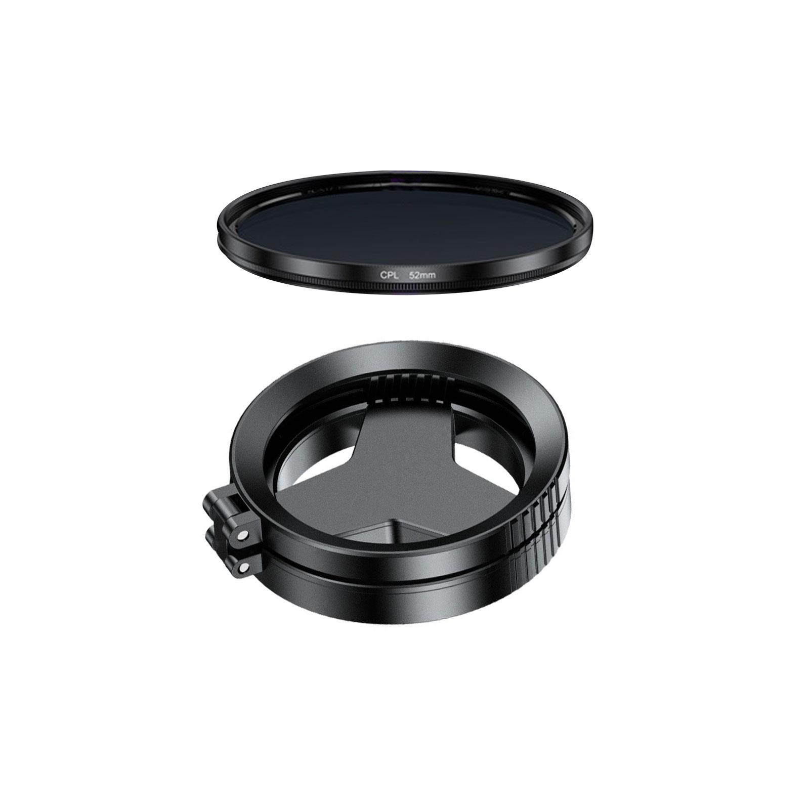 

2 in 1 Magnetic Phone Filter Lens 52mm CPL Polarized Star Filters Glare Reduction Foldable Polarized Lens & CPL Polarizing Filter