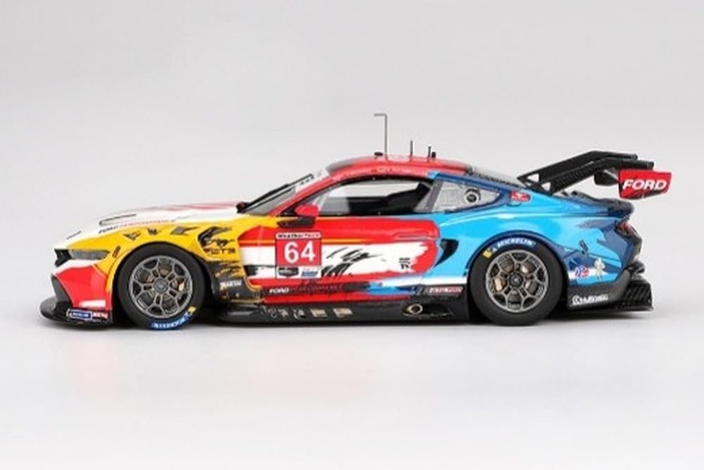 Sunrich TSM MODEL Scale Model Ford Mustang GT3 IMSA Laguna Seca 2024 Ford Multimatic Motorsports Finished Product TSM430823 1/43 #64