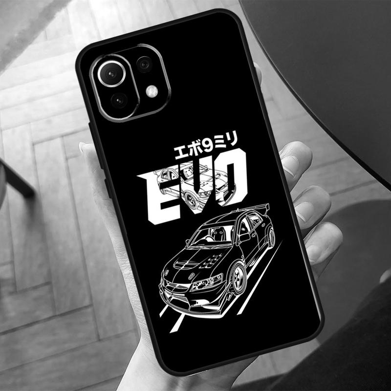 JDM Car Evo Case For POCO X3 X5 X6 F6 Pro M6 M5s F3 F5 Xiaomi 13T Pro 11T 12T 12 Lite 13 14 Ultra Cover