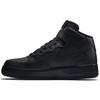 (GS) Air Force 1 Mid 'Black' Kids' 314195-004