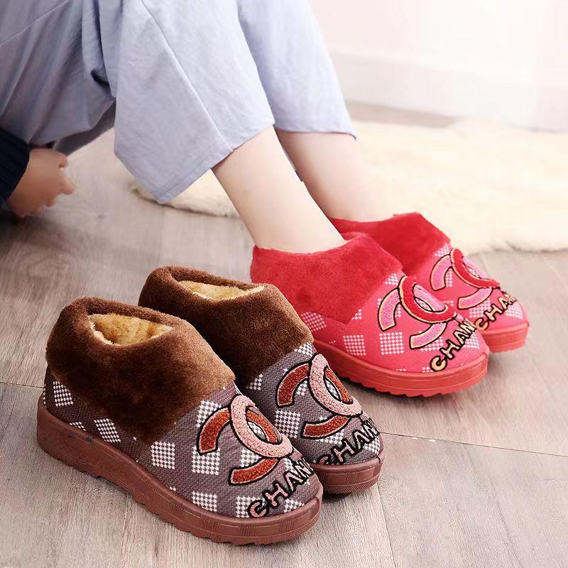 Winter Herren High-Top Fußschutz Rutschfeste Schuhe, warme gefütterte Schuhe, Herrensohle Übergröße Dad-Schuhe