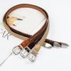 Women's Woven Vintage Belt, Paired with Denim, Casual Pants Decoration, Non Perforated Needle Buckle Belt, Lightweight Design