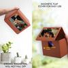 [Hiyqin] Photo Storage Box for Instax Wide/Polaroid Now+/I-Type/OneStep2 Instant Film, 3.5x4.3 inch, Fujifilm Instax Wide 400/300 Image