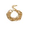 Exaggerated Cuban Curb Chunky Thick Chain Bracelets for Women Trendy 2025 Punk Lock Charm Bangles Grunge Jewelry Steampunk Men