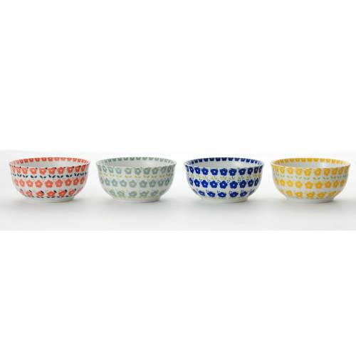 Kanese Nordic Flower Pack Pots, Set of 4 Colors