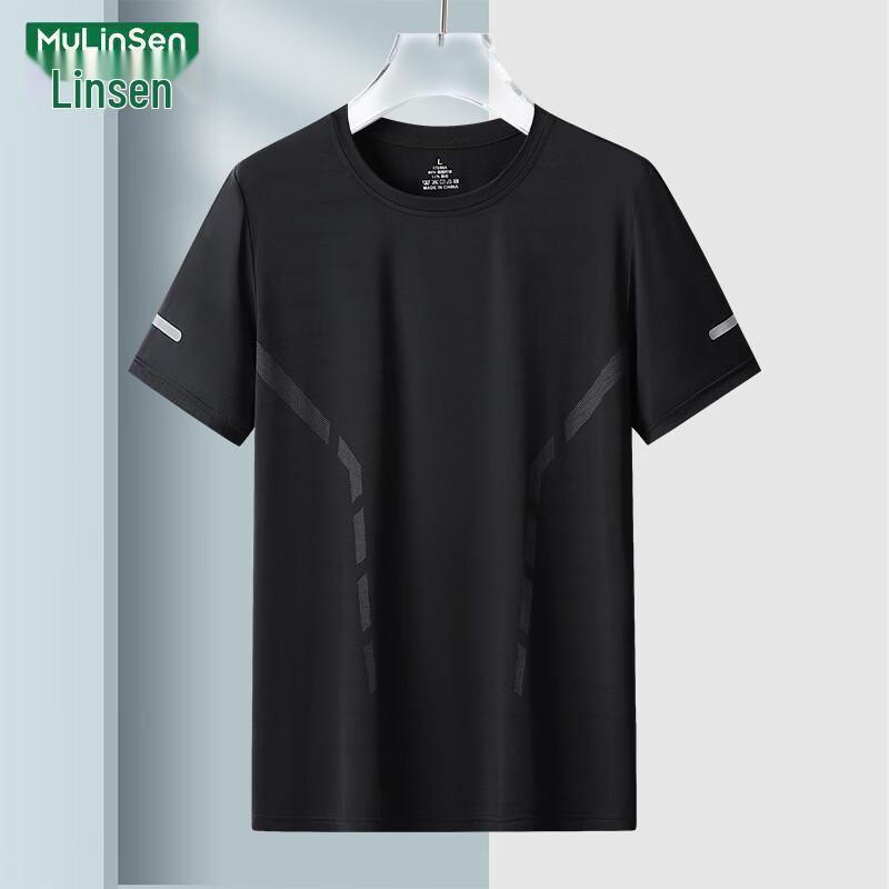 MULINSEN Unisex Quick-Dry Ice Silk Sport T-Shirt 5XL