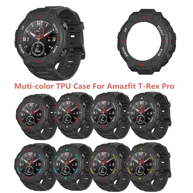 Suitable Fo A Mazfit for T Rex Pro for Smart Watch Protective Cover for Case Anti-Scratch Lightweight for Shell Frame 1P
