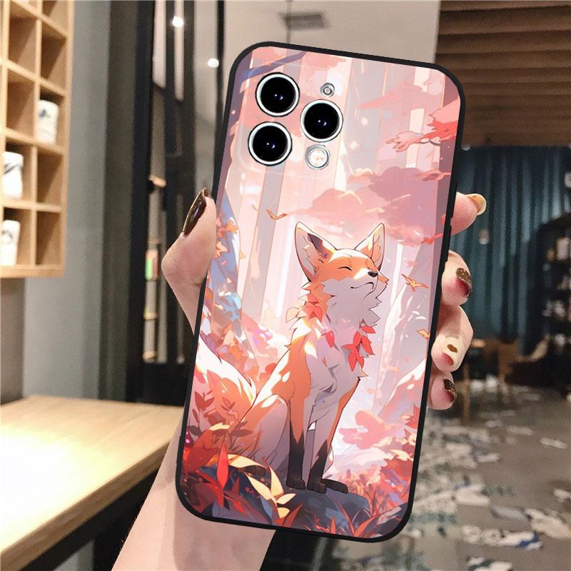 Handyhülle Carcasa Funda Für iPhone 17 Pro Max 17 Air 16 15 14 13 Pro Max 15 16 Pro 15Plus Niedlicher Fuchs