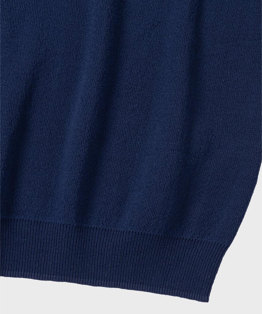 NONBLANK Henley Neck Hs Knit_Navy