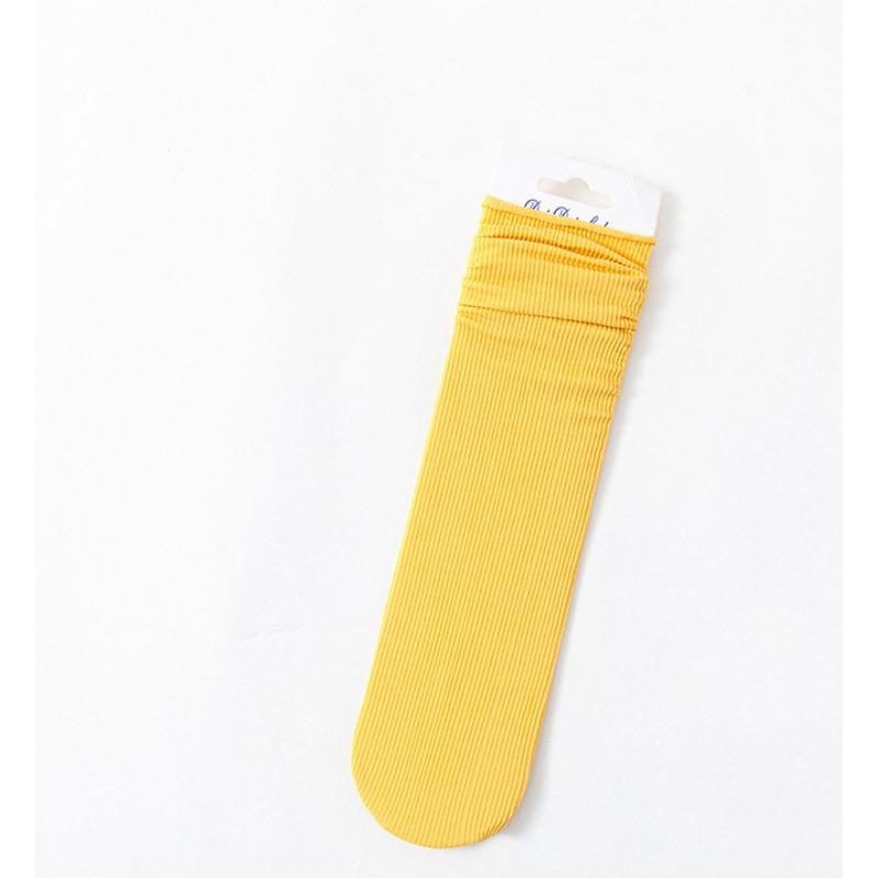 Jk Japanese Zhuji Socks Female Summer Thin Ice Silk Cool Breathable Boneless Ice Ice Socks In The Tube Month Pile Socks