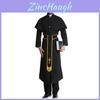 Stylish Unisex Couples Costume For Halloween Featuring Priest And Nun Theme M-xl Sizes