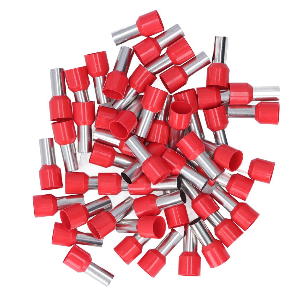 50 Stücke Isolierte Ferrule Pin Crimpverbinder Stil Kabel Ende Anschlüsse 2 AWG E35-16