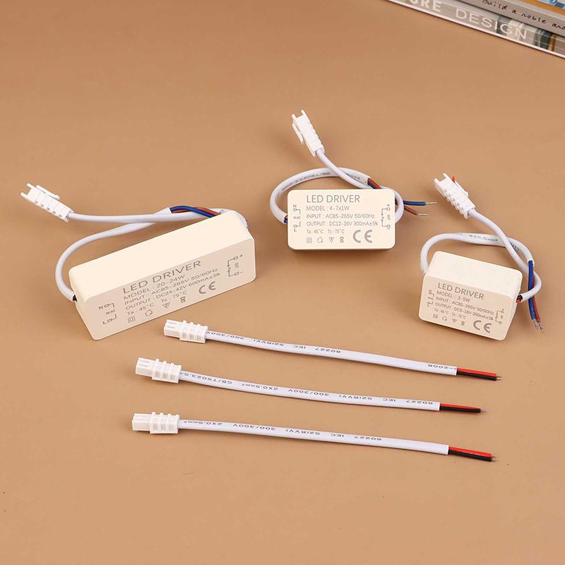 Led Driver 300Ma 1-3W 3-5W 4-7W 8-12W 12-18W 18-25W 25-36W 20/30/36W Led Power Supply Unit Ac85-265V Led Lighting Transformers