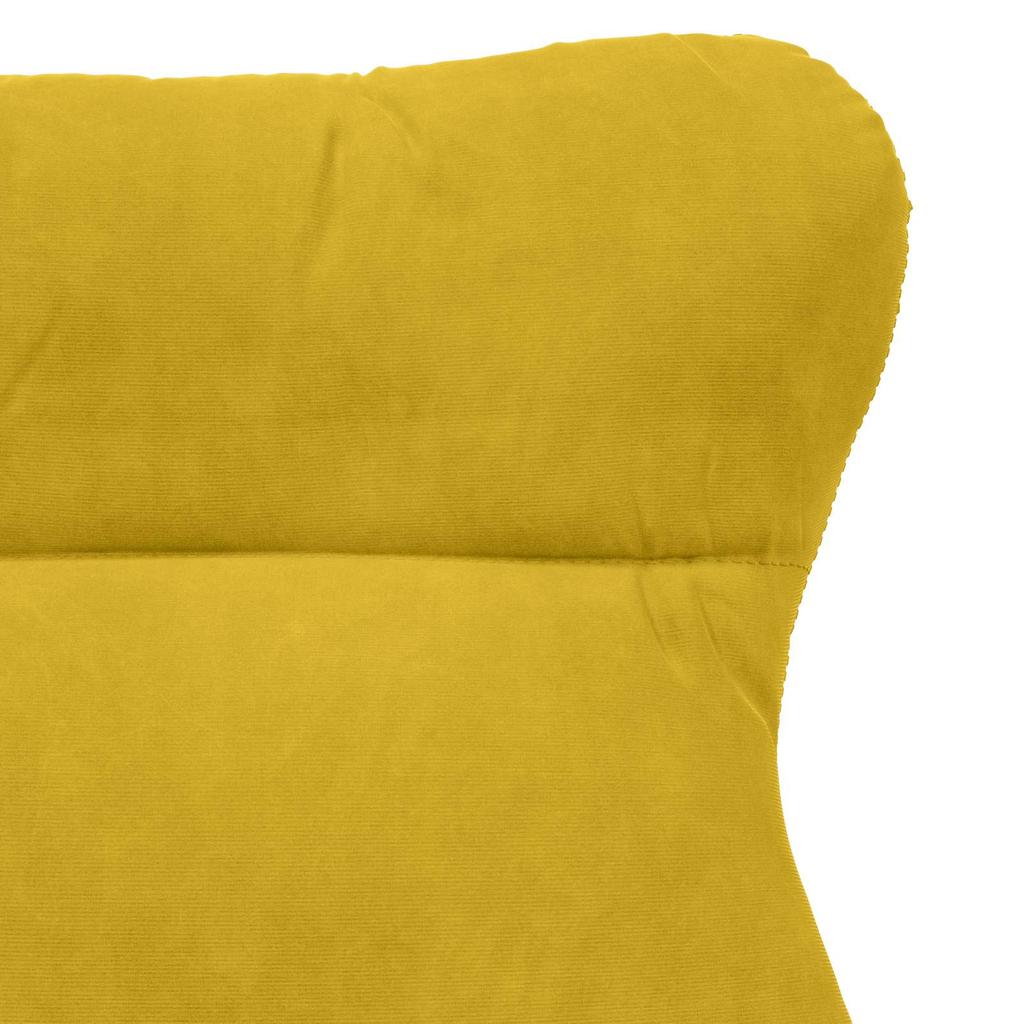 Armchair Yellow 69 X 74 X 93 Cm Velvet