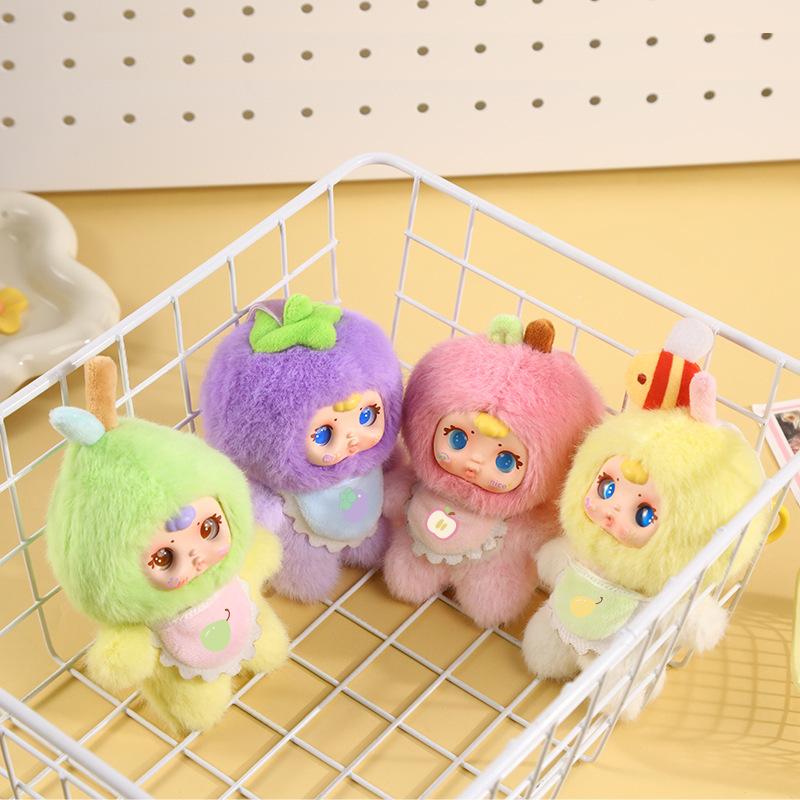 Nommi V3 Substitute MM Candy Fruity Plush Toy Blind Box Creative Cute Desktop Decoration Trendy Vinyl Face Collectible