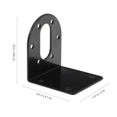 6Pcs 37Mm Geared Motor Bracket Universal Motor Mounting Holder Precisely Cut M3x6mm Screw Holes for DIY Robotics Projects