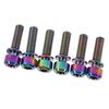 6 Pieces Mountain Bike M5 X 18mm   Stem  S Screw With Washer( )