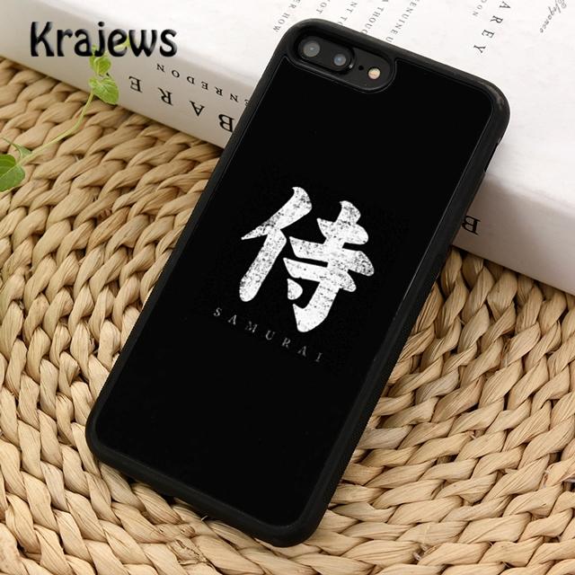 Krajews SAMURAI JAPAN MARTIAL ART KANJI Weiche Telefon Fall Für iPhone 14 5 6s 7 8 plus XR XS 11 12 13 pro max Samsung S21 S22ultra