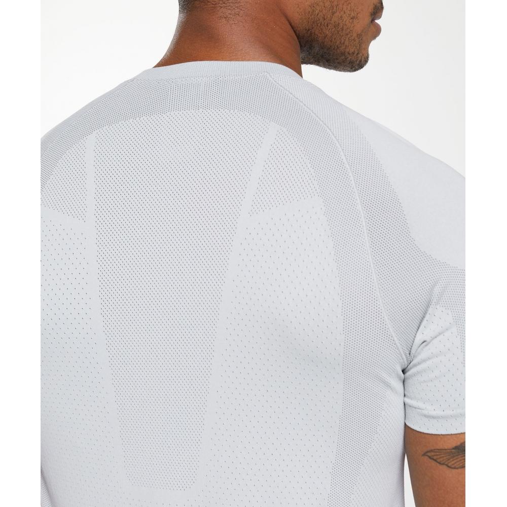 Gymshark Apex Seamless T shirT lighT Grey Medium Grey A5a5h Gchw