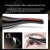 2-in-1 Heated Eyelash Curler, Portable Electric Eyelash Curler, 3-stage Temperature Adjustment
