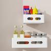 Carbon Steel Refrigerator Magnetic Shelf Punch Free Kitchen Storage Shelves  Kitchen