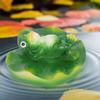 Simulation Artificial Floating Water Lotus Leaf Frog Amimal Pond Fish Tank Decoration