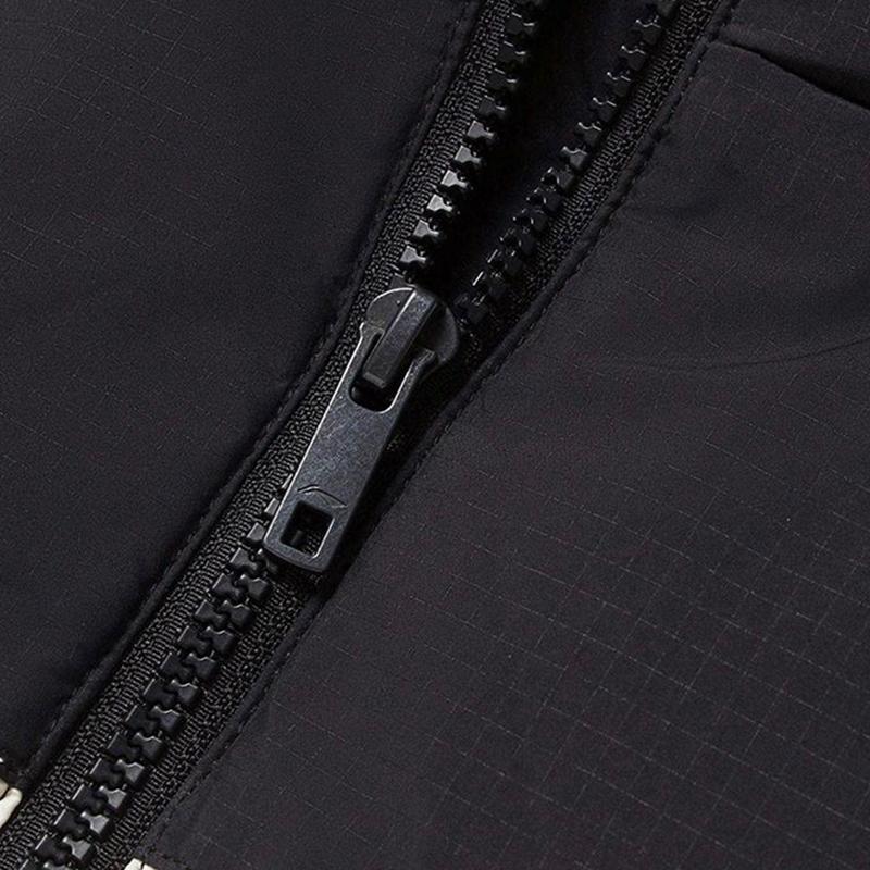 Li Ning Down Jackets Unisex Standard Black Stand Collar Thickened AYMS305