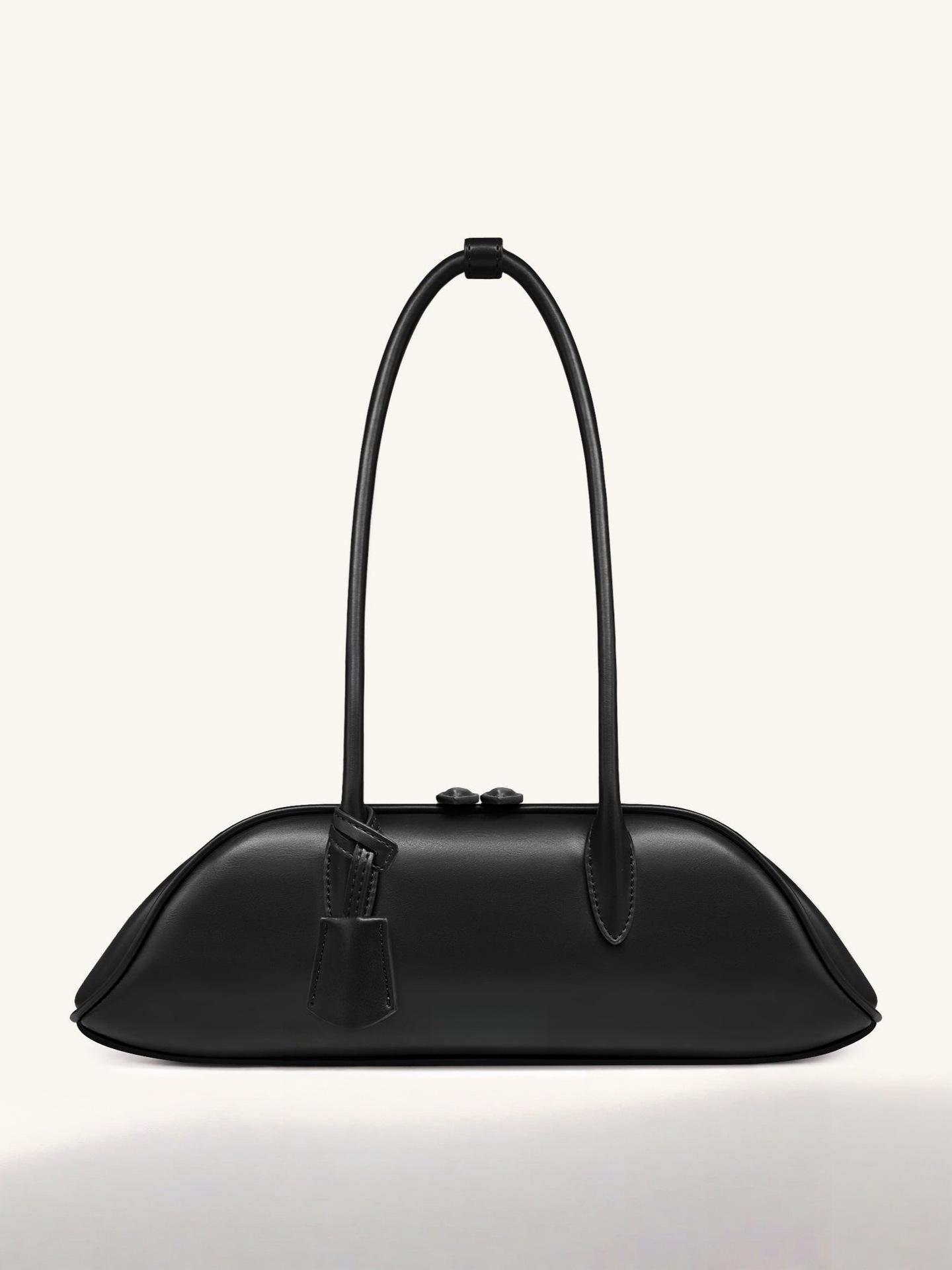 Fashion Solid PU Leather Shoulder Bag
