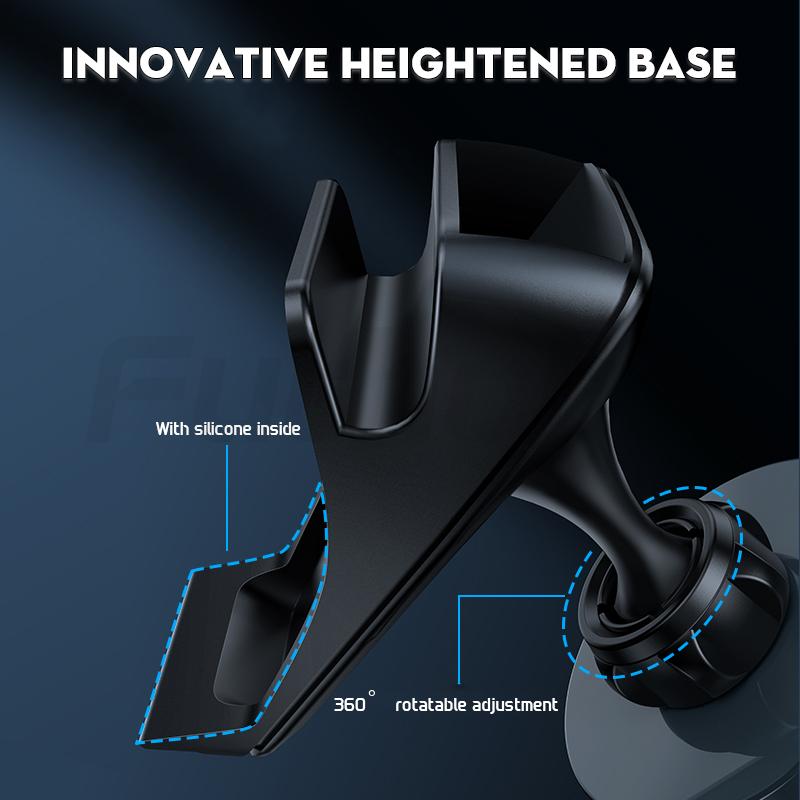 Futhope Wireless Charge Holder Stable Phone For Tesla Model Y Model 3 2018-2023 Air Outlet 180 ° Rotation Universal GPS Stand