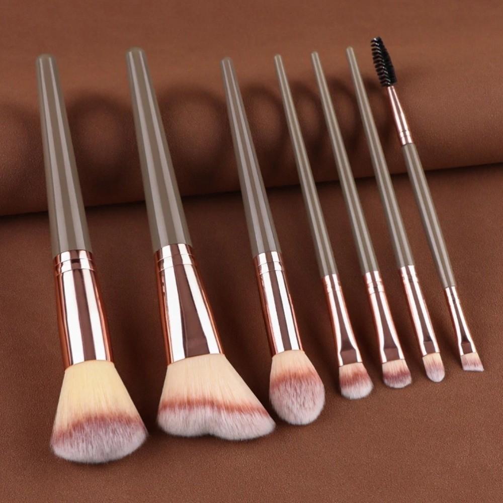 15pcs/set Face Bronzer Makeup Brushes Kit Make Up Tool Liner Brow Brush Portable Eyebrow Brush Lady
