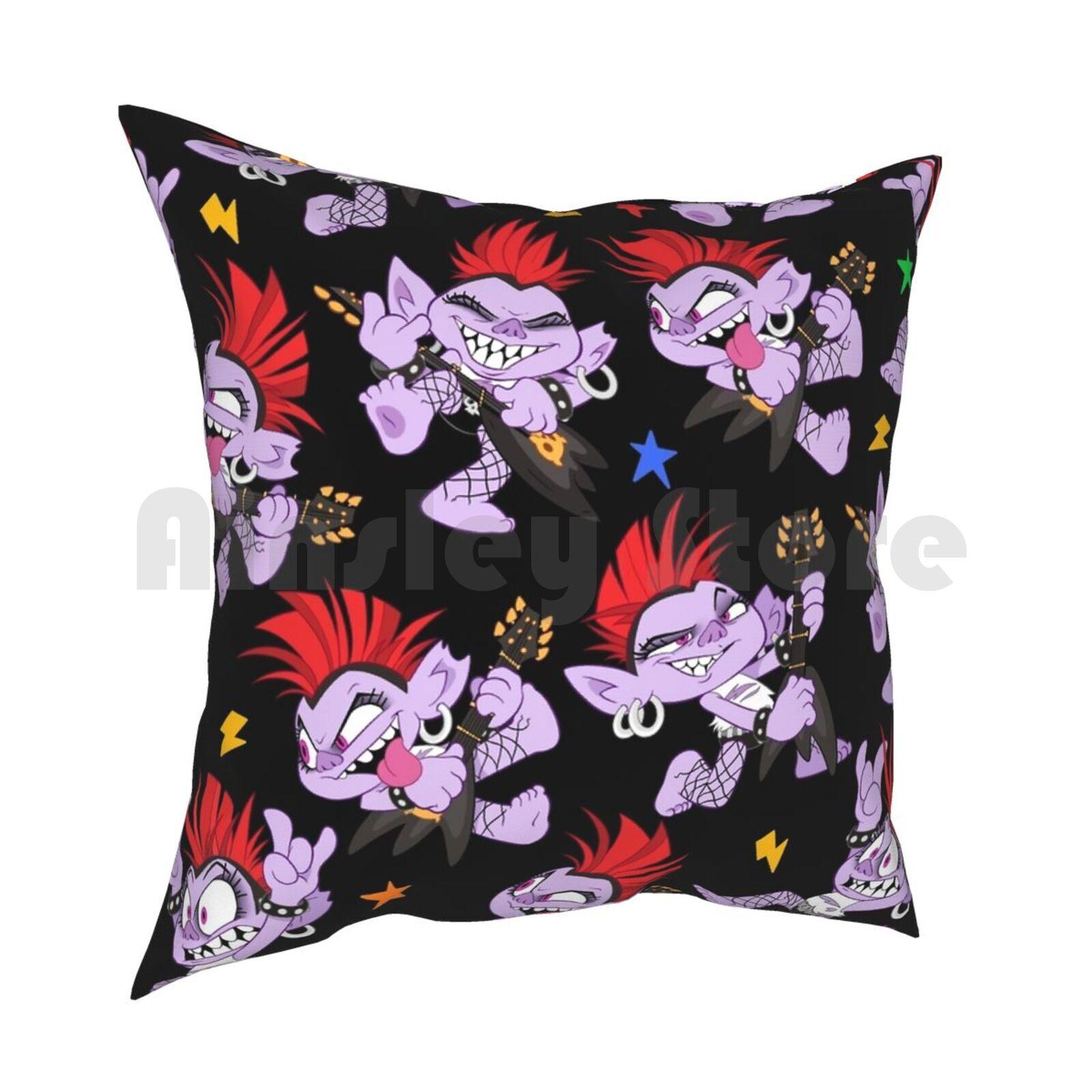 Queen Barb Forever Pillow Case Printed Home Soft DIY Pillow Cover Trolls Trolls World Tour Barb Trolls Dreamworks Trolls 30x30cm 12x12in