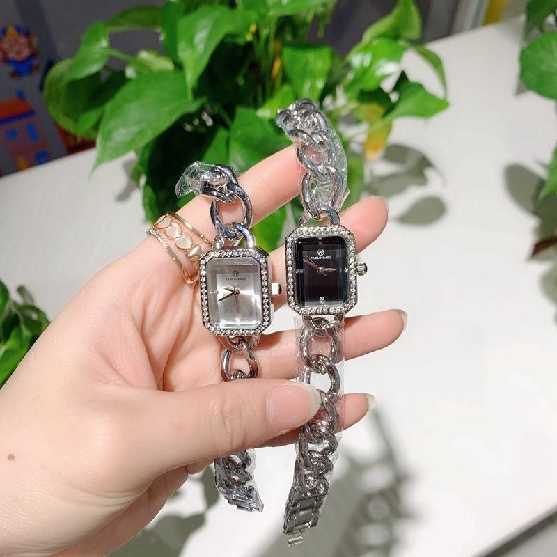 PABLO RAEZ Mode Luxus Uhr 100% Stahl Frauen Uhr Armbanduhr Quarz Hohe Qualität Uhren Geschenk