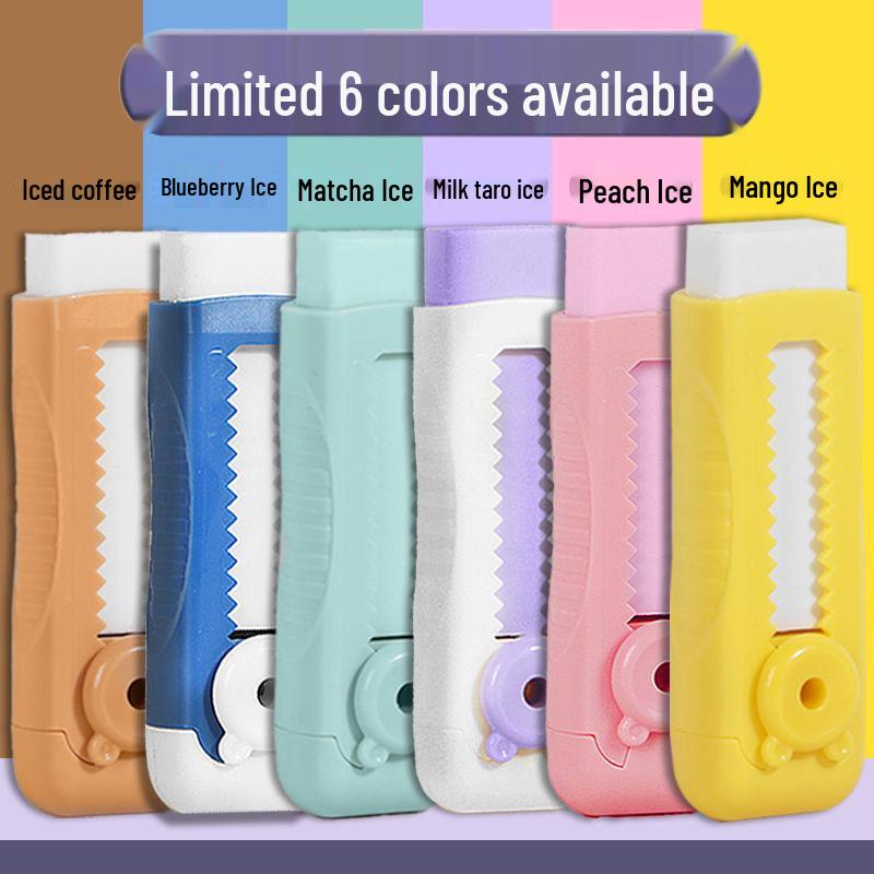 

Push-Pull Art Eraser: Replaceable Core, Clean Lines, 2B, Non-Toxic, Phthalate-Free Blue