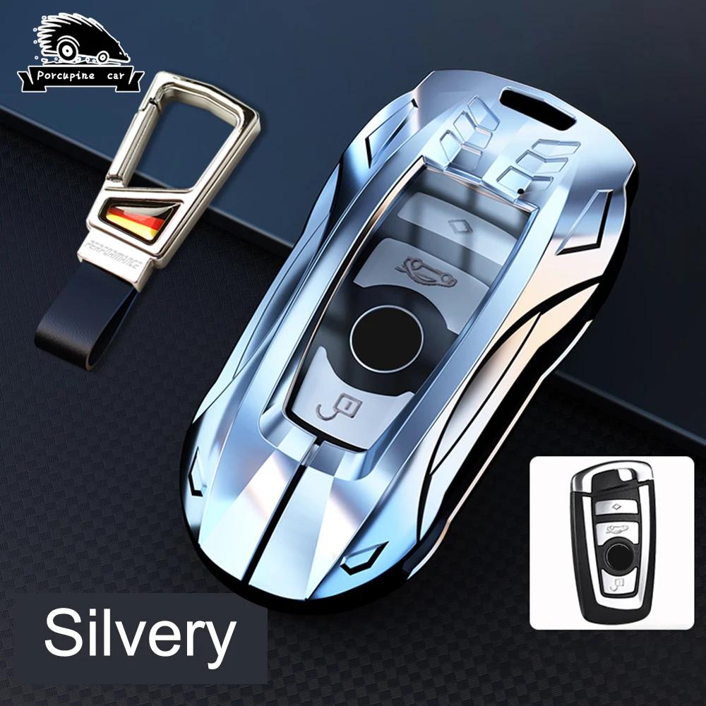 New Zinc Alloy Style Auto Key Fob Cover Case Housing Remote Fit For Bmw X3 X5 X6 F30 F34 F10 F20 G20 G30 G01 G02 G05 F15 F16 1 3 5 7 Series