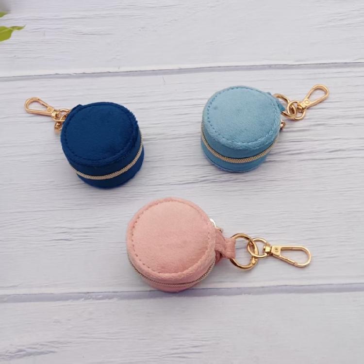Multifunctional Flannel Small Keychain Organizers Pendant For Travel Jewelry Storage And Portable Accessory