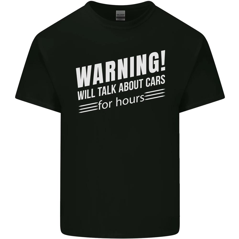 Warning Will Talk About Cars Funny Kids T-shirt Boys Girls XXXXL